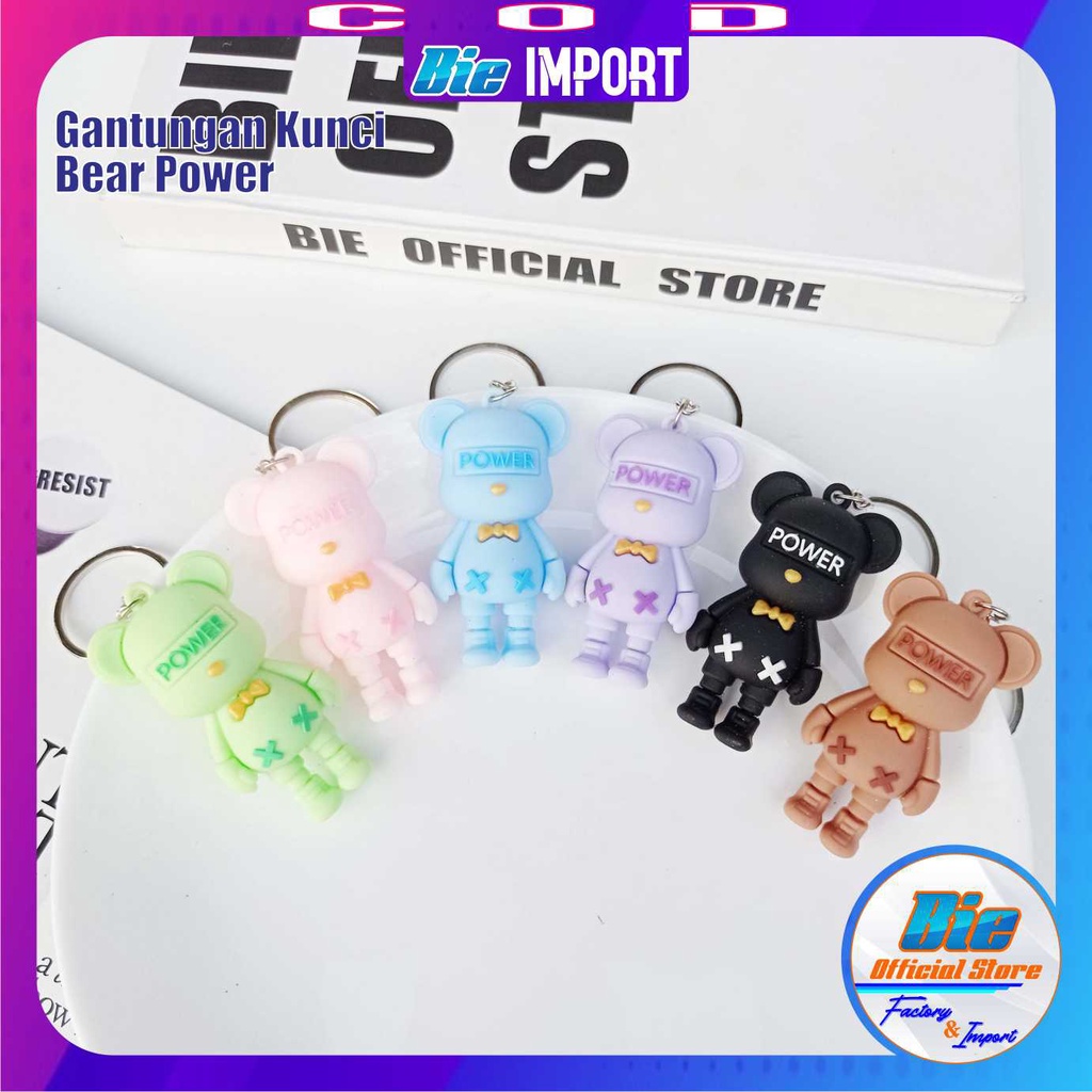 Gantungan Kunci Bear Premium Impor Best Seller