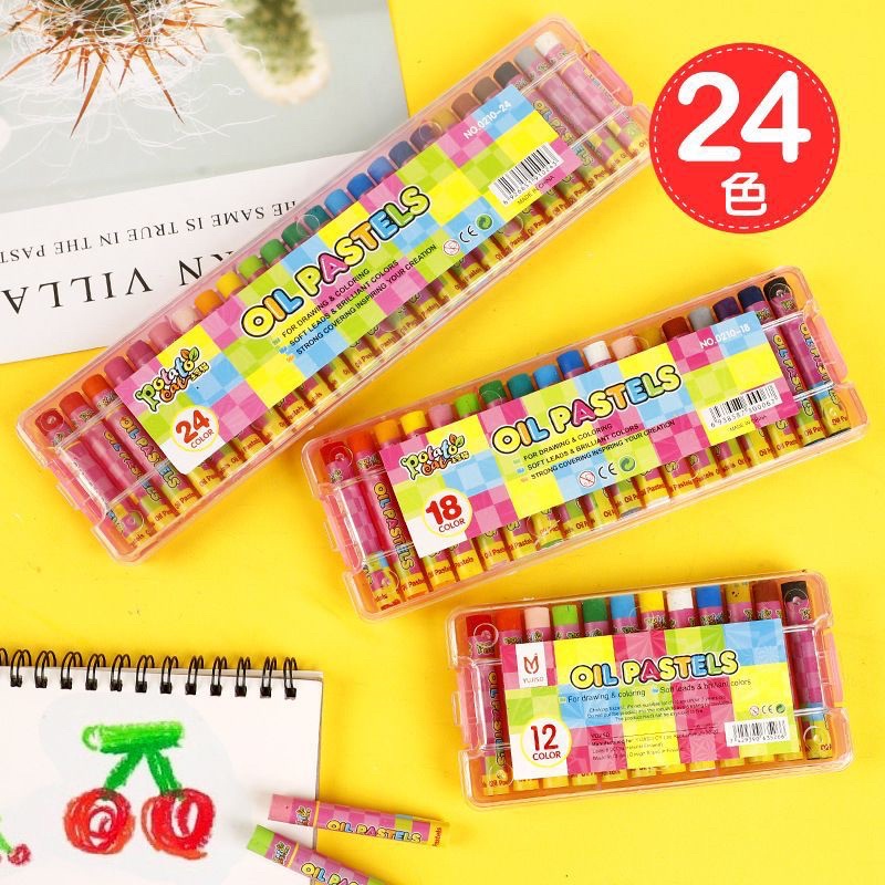 

Oil Pastel Crayon Potato cat Original - 24 warna