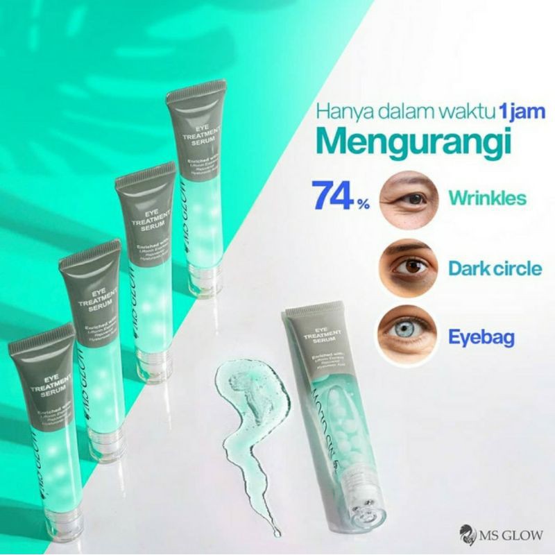 Serum Eye Treatment Ms Glow eye dark cyrcle msglow asli ori eye cream original Ms Glow .