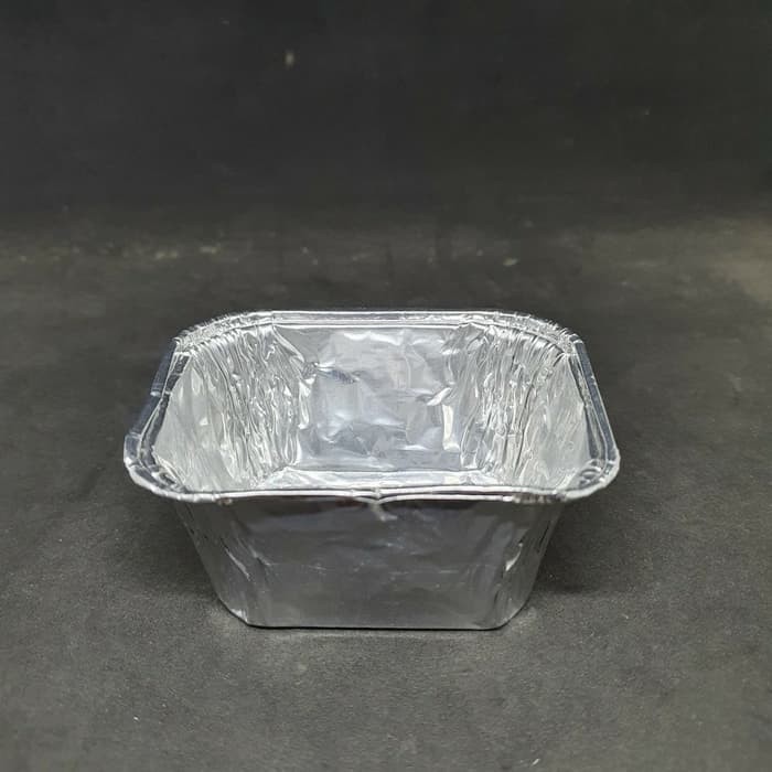Alumunium Foil Cup Tray BX 0350 / BX-350 / BX350 + TUTUP PLASTIK isi 100