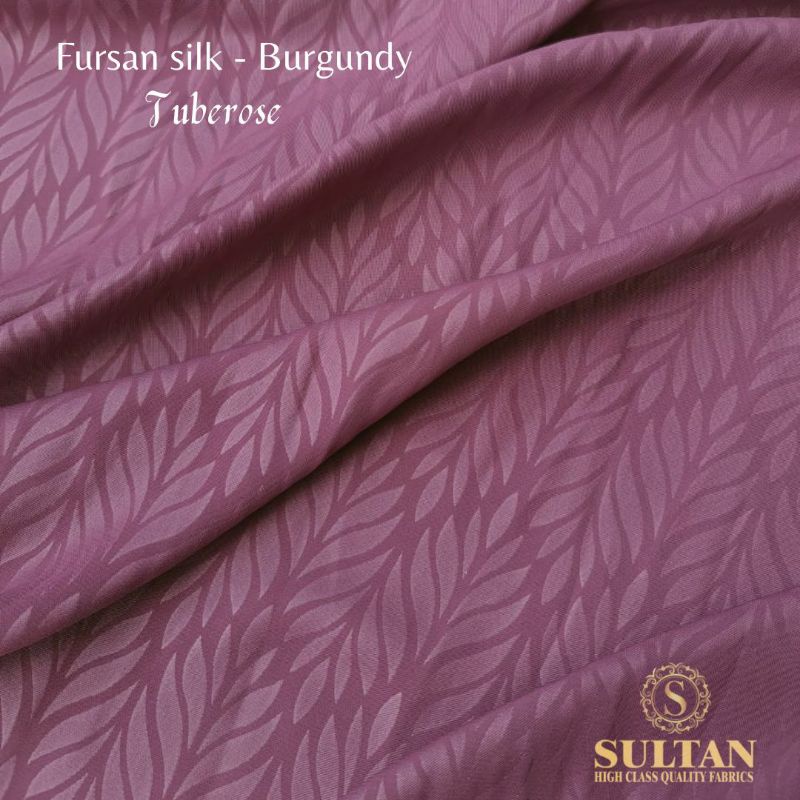 Kain Abaya Sultan Furusiyah Silk Emboss TUBEROSE
