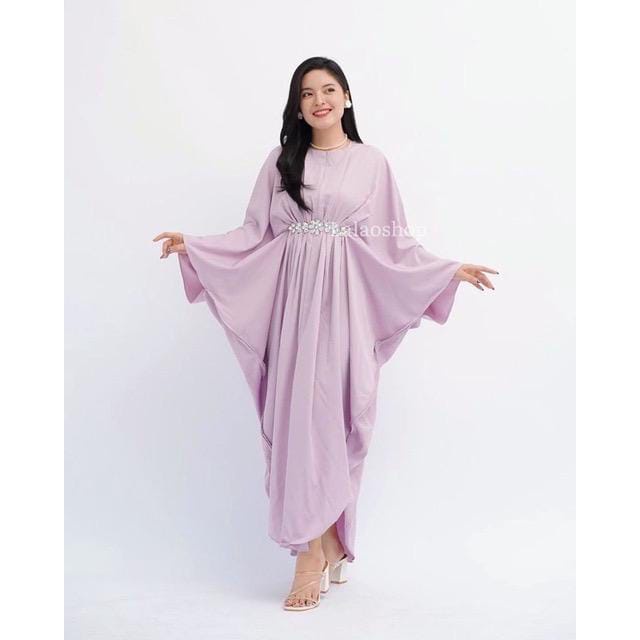 Lala Kaftan | Kaftan Wanita Kondangan | Kaftan Mewah | Kaftan Jumbo | Kaftan Premium | Kaftan Kalong |