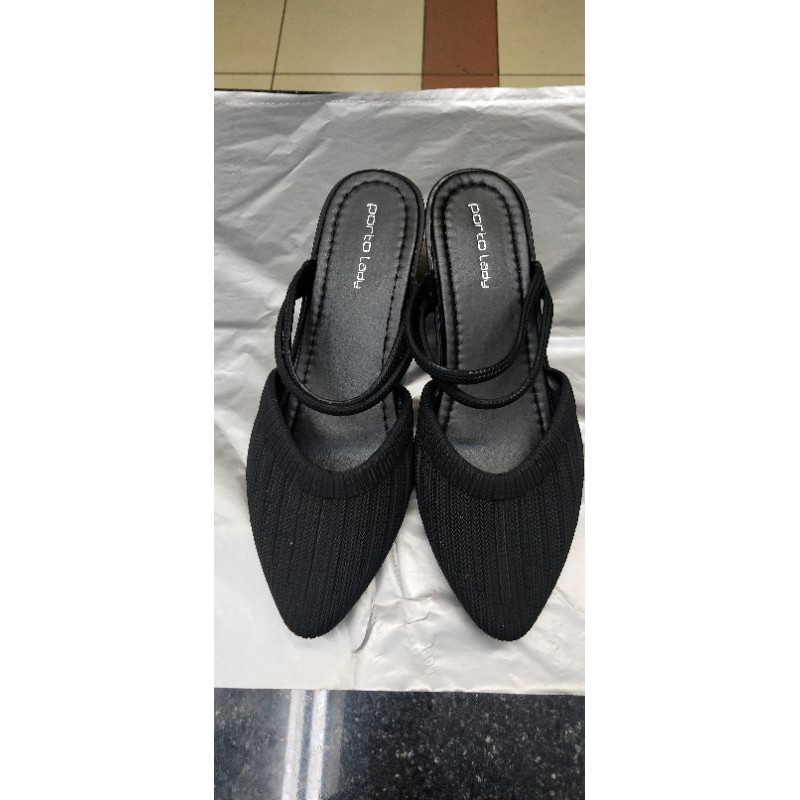 Sandal Jelly tali Wedges F816 Porto Lady-6