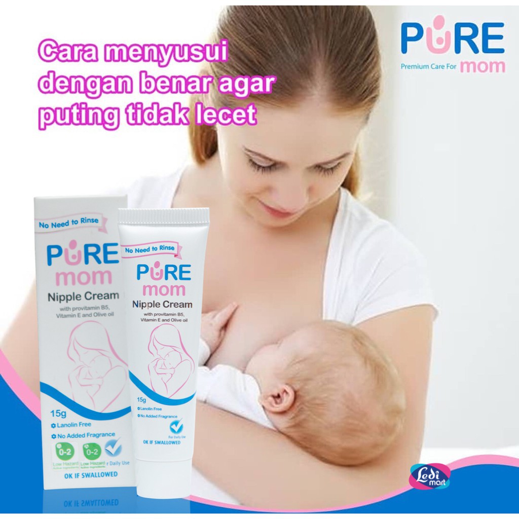 KRIM PUTING / KRIM PUTTING Pure BB Baby &amp; Kids Nipple Cream untuk Memulihkan Puting Lecet Pure Baby