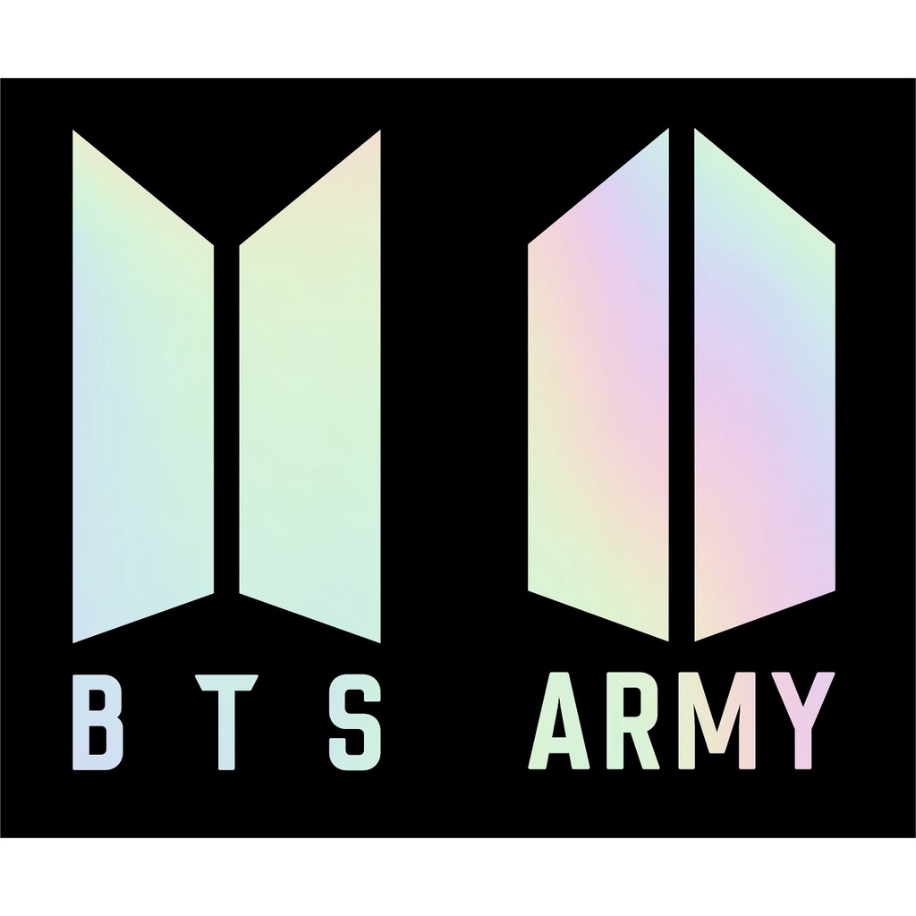 sticker bts army sticker laptop kpop sticker logo sticker mobil motor sticker casing hp
