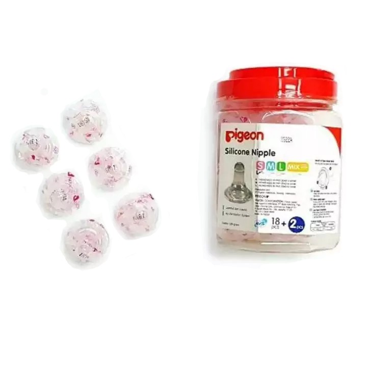 Pigeon Dot Bayi Silicone Nipple Eco Size S / M / L