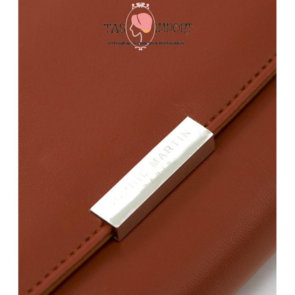 Murah DOMPET SOPHIE MARTIN WANITA IMPORT CANARY W1374B7 COKLAT HP PANJANG LV
