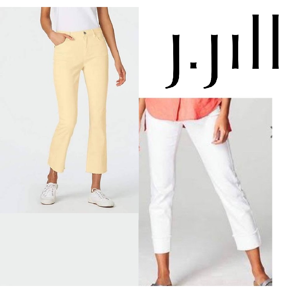 J.Jill Cropped Denim Pants Celana Panjang Wanita Jeans Original (PART 2)