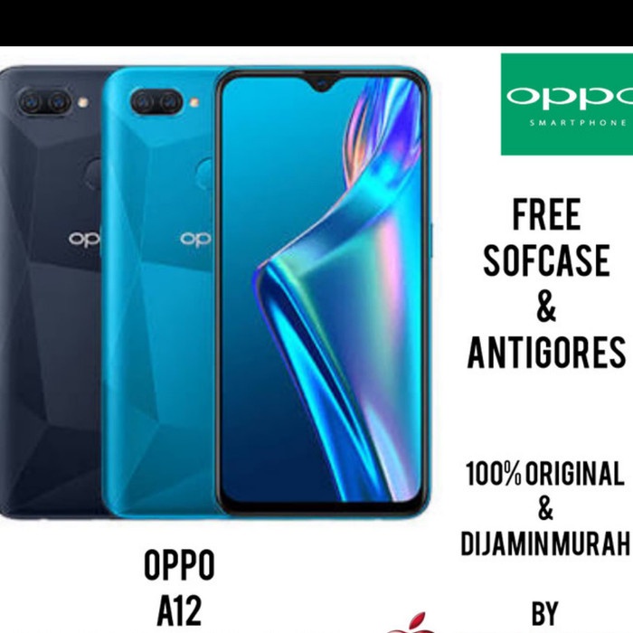 oppo a12 ram 3/32 - Biru