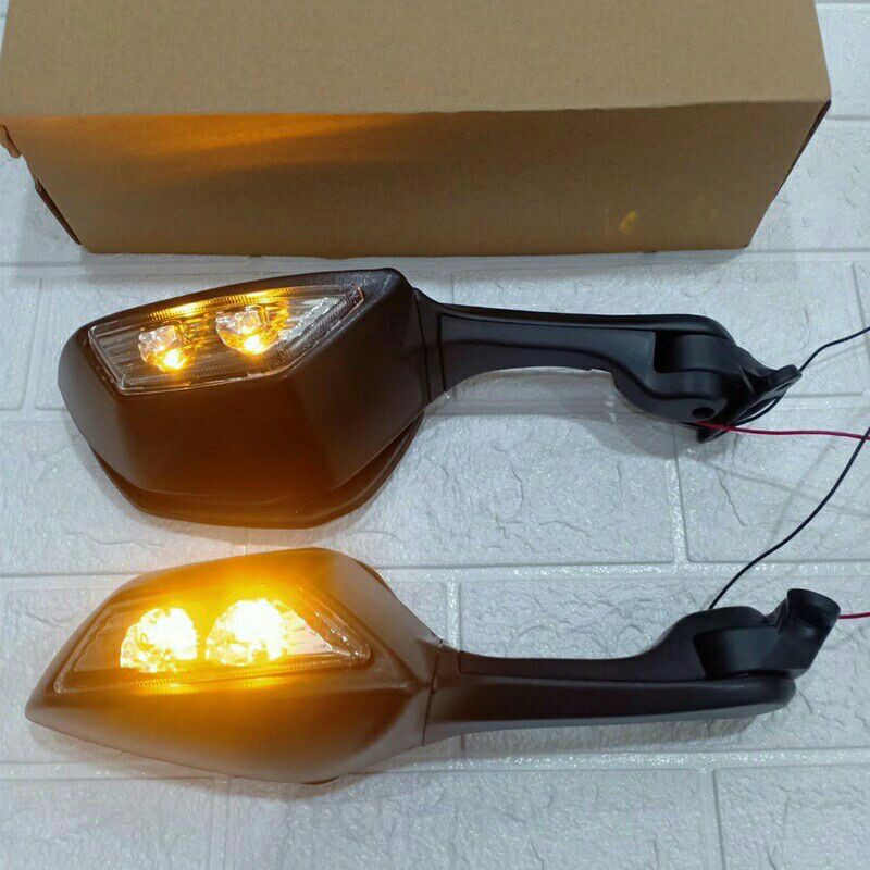 Kaca Spion Standar Beat Lampu Sein +Plus Soket Universal Motor Honda Yamaha Beat Genio Vario Scoopy Mio Fino Xeon Dll