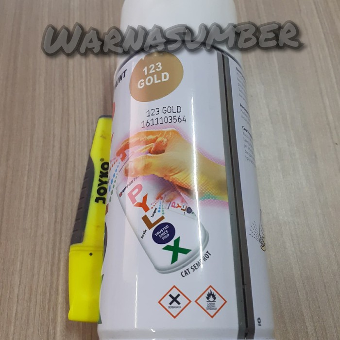 [BISA COD] Pylox Pilox Pilok Nippon Paint Cat Semprot 300Cc Warna Gold/Emas TERBATAS