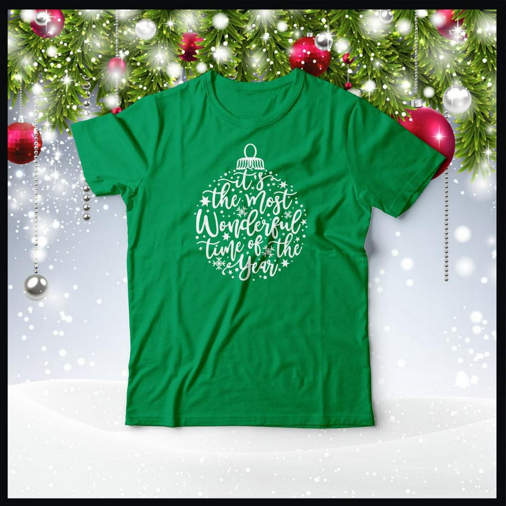 KAOS NATAL THE MOST WONDERFUL TIME OF THE YEAR BULAT COMBED 30S