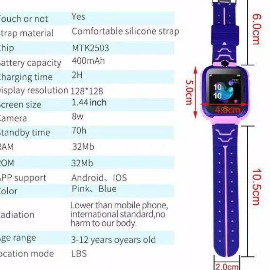 _ C6C Smartwatch kids import jam cerdas 