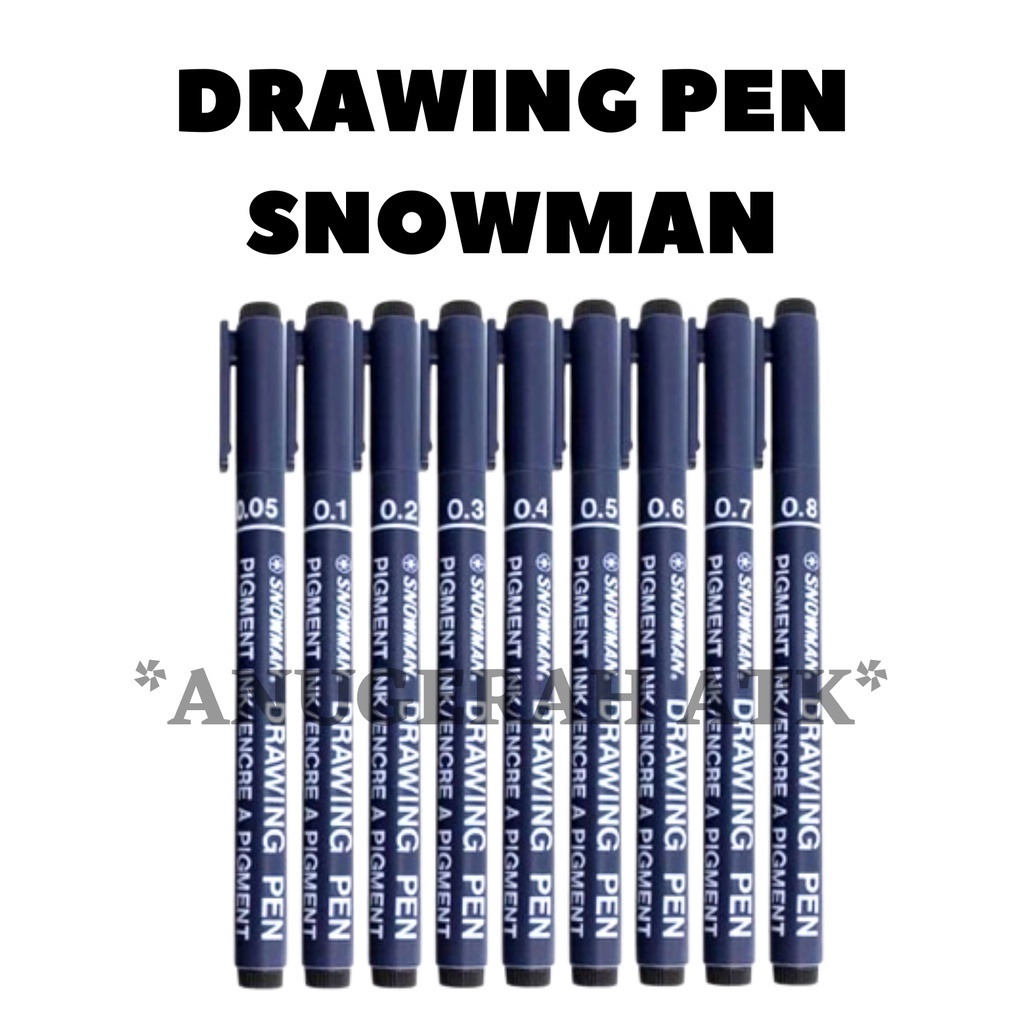 

Spidol Drawing Pen Snowman 0.05-0.8