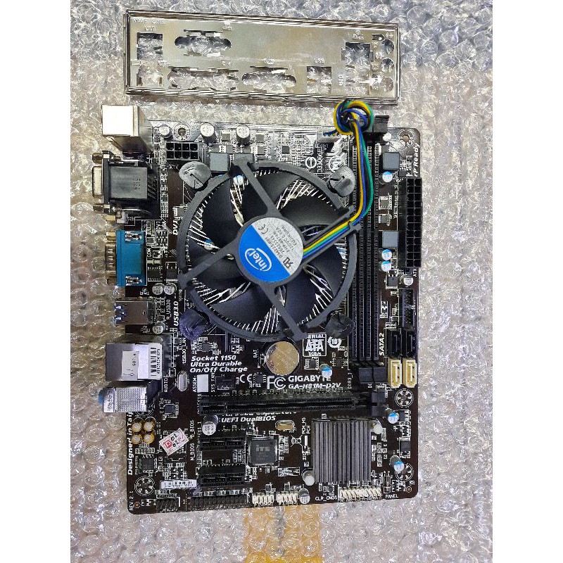 Mainboard H81 ddr3 Gigabyte Asus paket core i3 4160 Gen4 ram 4gb fan