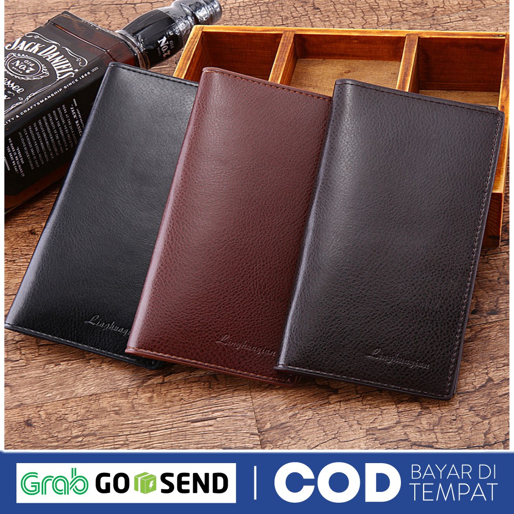 Highland Dompet kulit Pria Panjang Wallets Leather Long Kartu Kredit Import Murah TDP04