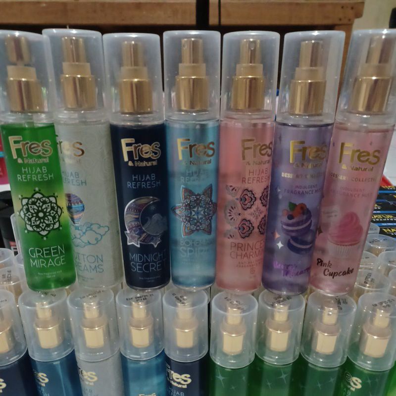 Fres &amp; Natural Spray Cologne Hijab Refresh Botol 100ML