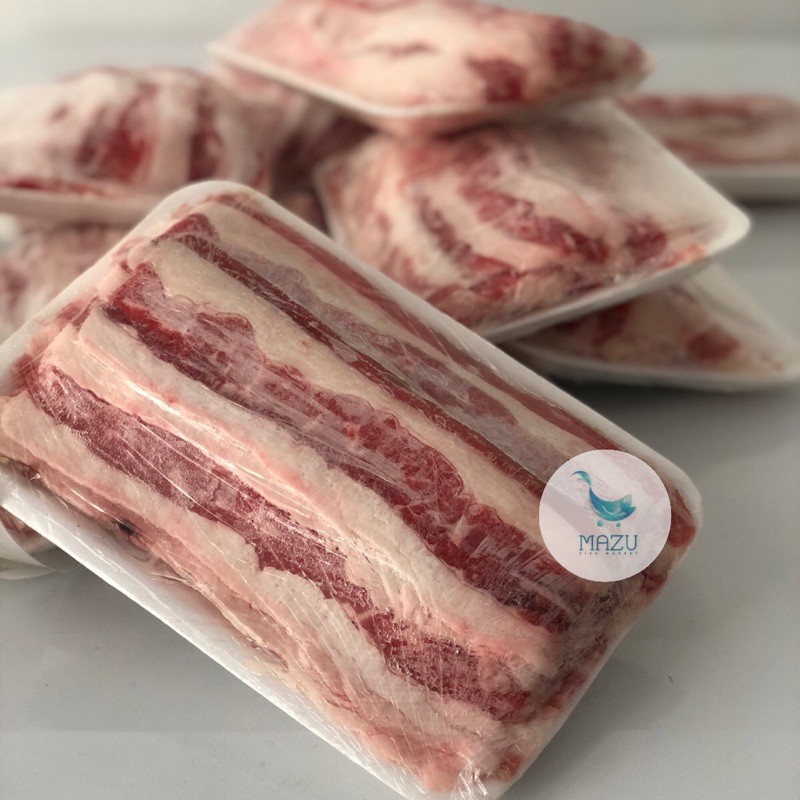 

US BEEF SLICE Shortplate - DAGING SAPI IRIS YAKINIKU SHABU