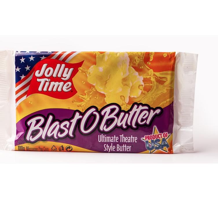 

TERLAKU,,!! Jolly Time Microwave Popcorn - Blast O Butter Product Of USA [14]