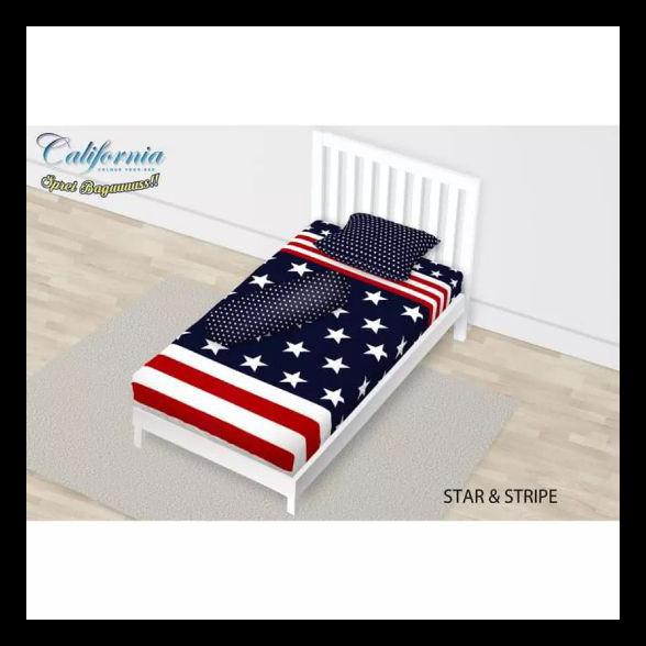 Sprei Set California Bendera Amerika 120X200 Cm