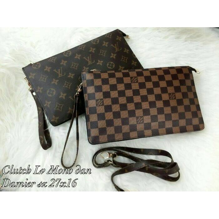 CLUTCH HANDBAG LV, GUCCI, BURBERRY