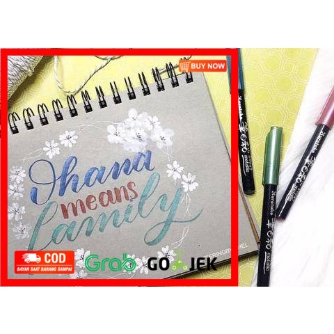 

(BISA COD) Kuretake Zig Fudebiyori Metallic Brush Pen