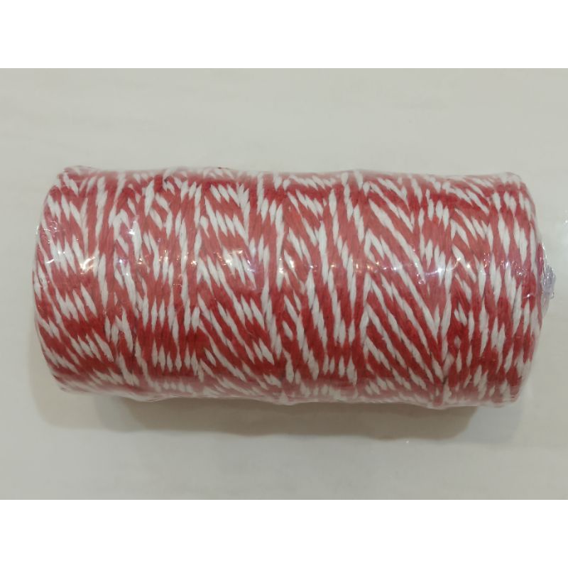 

Tali Rami Warna Merah Putih Harga Per Roll/Tali Hampers READY STOCK