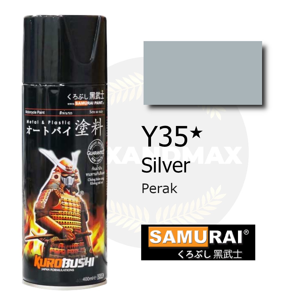 Samurai Paint Silver Y35  400 ml - Cat Semprot