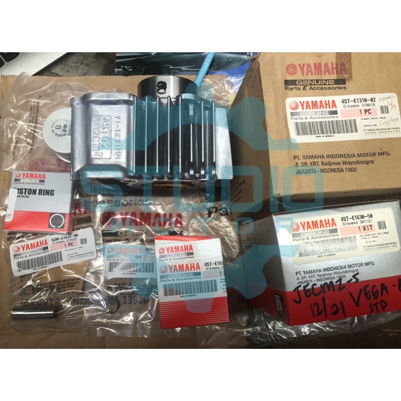 Cylinder Block Vega R 2004 Set Piston Ring Standar Std Original YGP