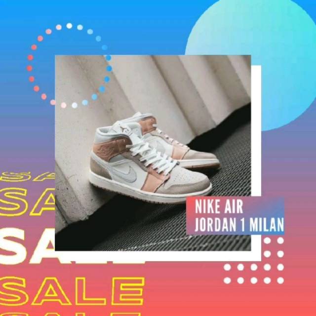 NIKE AIR JORDAN 1 MILAN (Gratis Box)