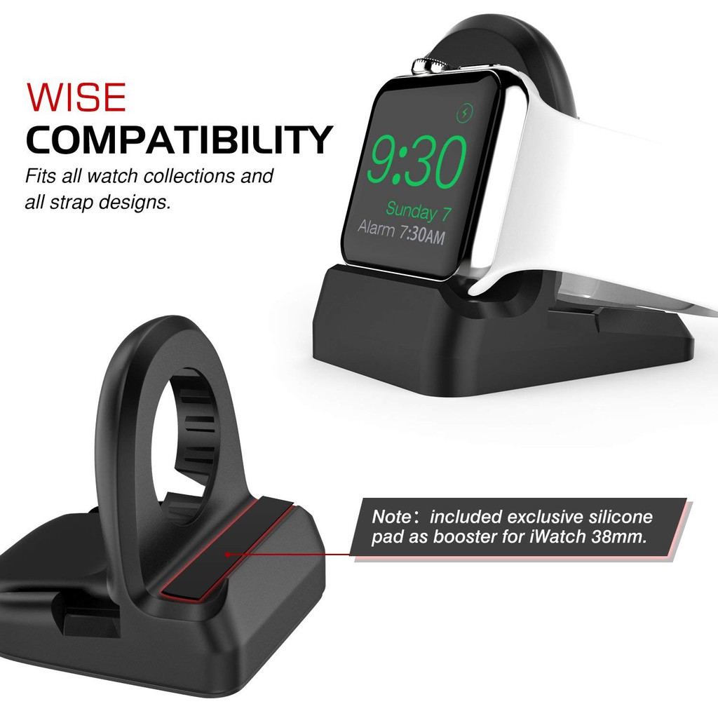 Moko apple watch stand TPU charging stasion dock