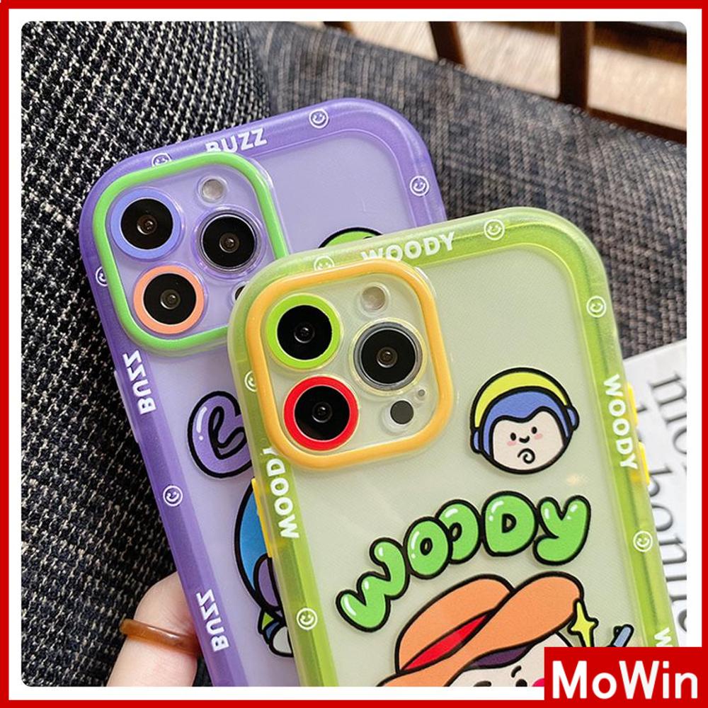 iPhone Case Silicone Soft Case Clear Case Fluorescent Color Airbag Shockproof Protection Camera Cartoon Cute Compatible For iPhone 11 Pro Max 13 Pro Max 12 Pro Max 7Plus xr XS Max