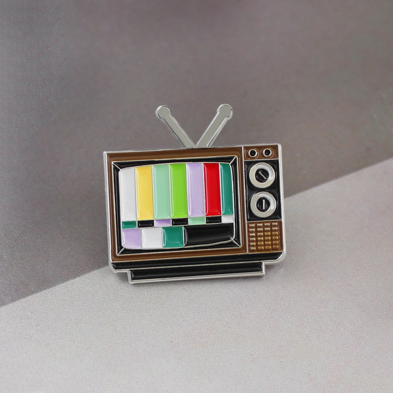 Bros Pin Enamel Desain Pelangi Tv Show Gaya Retro Untuk Hadiah Teman