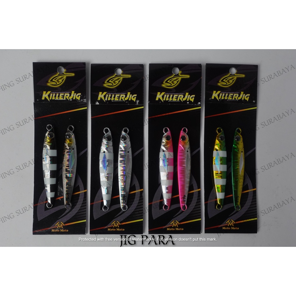 Metal Jig Moto Moto Killer Jig JIG PARA 40gr 60gr