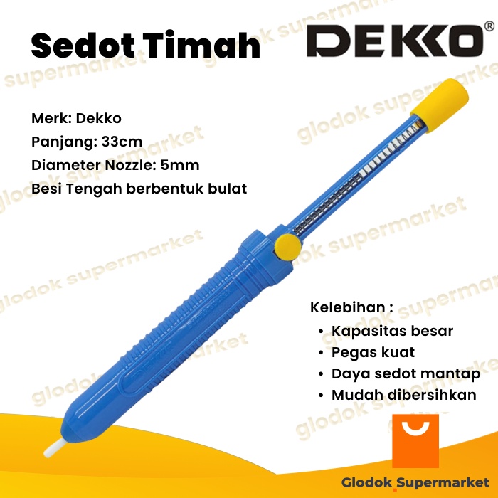 Sedot Timah Dekko DS200 Desoldering Pump DS-200 Panjang 33cm