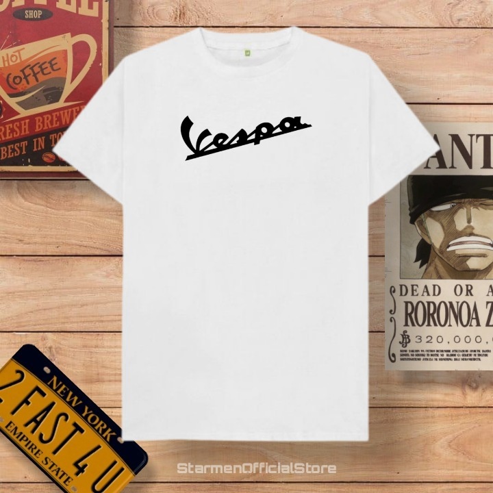 Kaos Distro Unisex VESPA Katun Combed 30s / sablon polyflex /polyflex premium / Pakaian Pria Wanita Atasan Cowok Cewek /kaos kekinian / kaos viral / tshirt tumbrl tee basic /SIZE M , L , XL , XXL / kaus oblong oversize kaos murah best seller ready