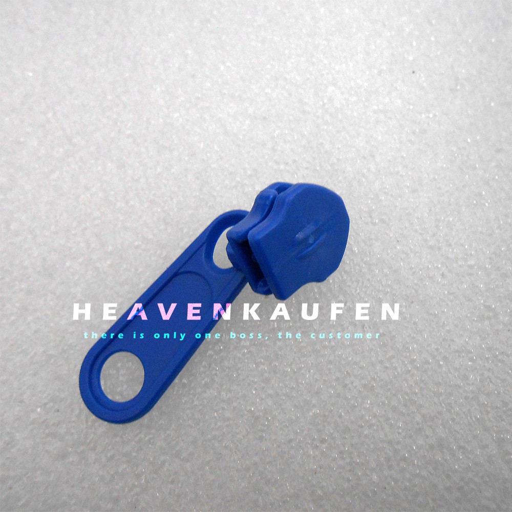 Kepala Resleting / Kepala Zipper Warna Biru No 5 Murah