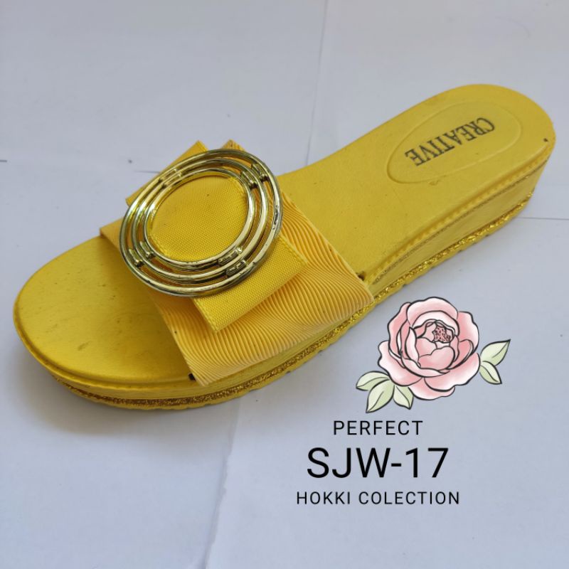 sandal wanita wedges korea import