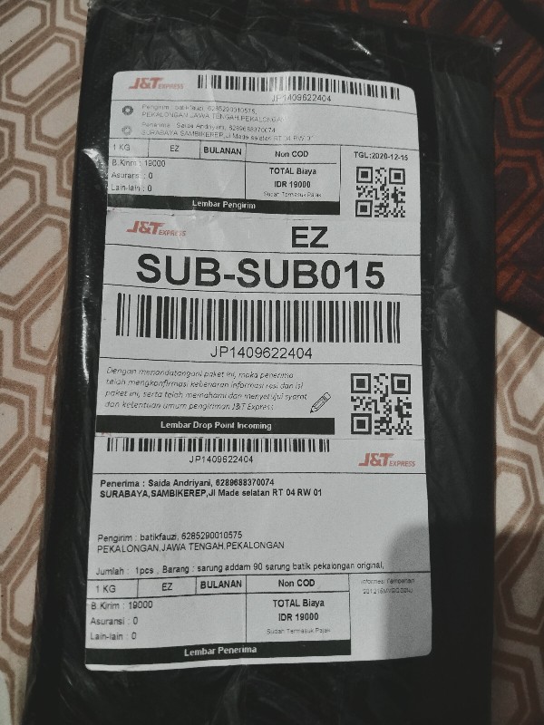 Sarung Addam 90 Sarung Batik Pekalongan Original