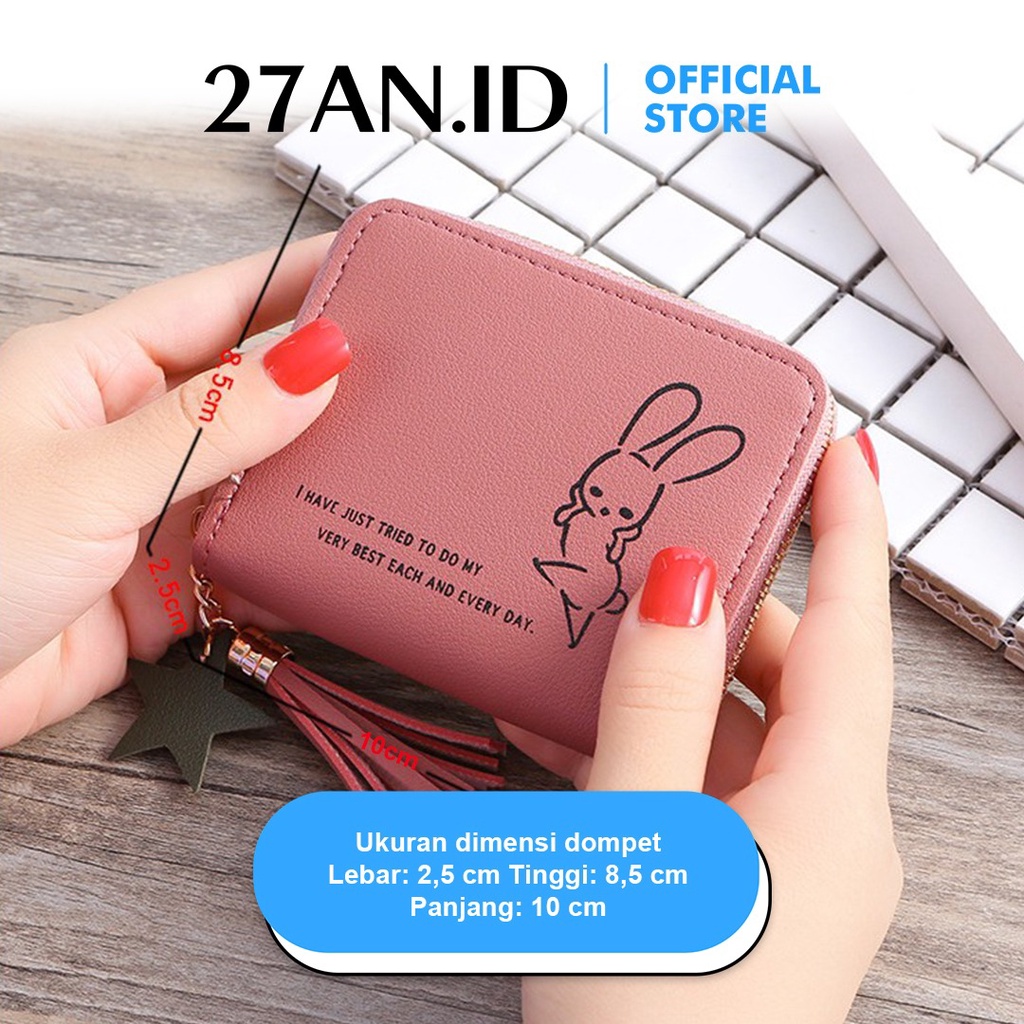 ( 27AN.ID ) DOMPET WANITA D04 DOVE DOMPET MINI GRACE KOREAN FASHION TRENDY FASHION WALLET C6 Image 5