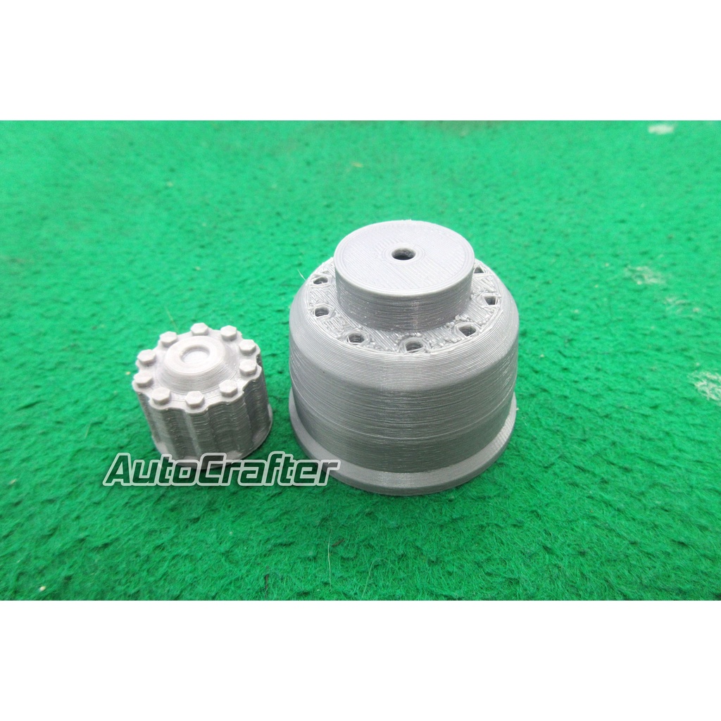 Tromol Belakang RC Truk SCANIA Skala 1:10 Untuk Velg Double