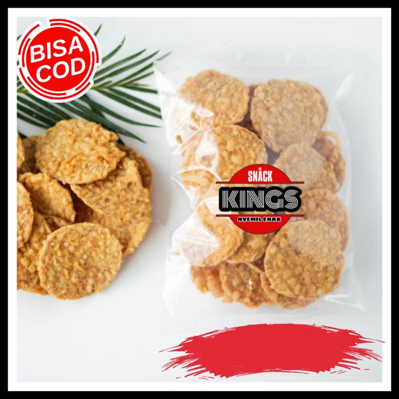 Jual Keripik Tempe Tepung Snack Kiloan 125 Gram Makanan Ringan Cemilan