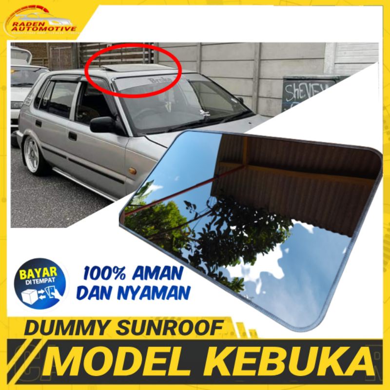 Dummy Sunroof Mobil Model Buka