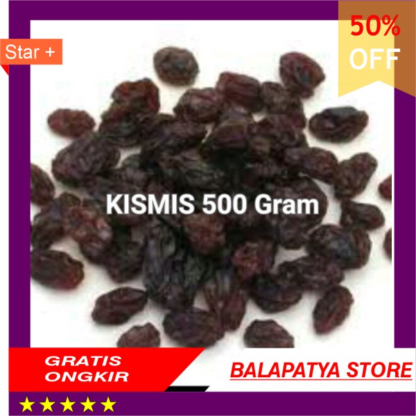 

INDIAN BLACK BROWN RAISIN KISMIS HITAM IMPORT DARI INDIA KEMASAN 500 gram REPACK