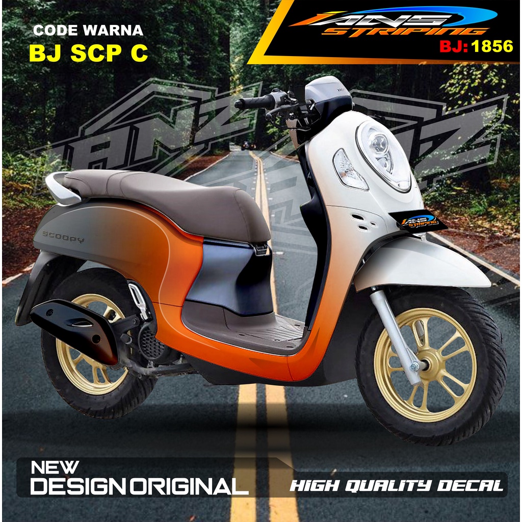 STIKER DECAL FULL BODY SCOOPY / STICKER ALL NEW SCOOPY / STIKER FULL BODY SCOOPY TERMURAH / STIKER MOTOR SCOOPY / STIKER MOTOR