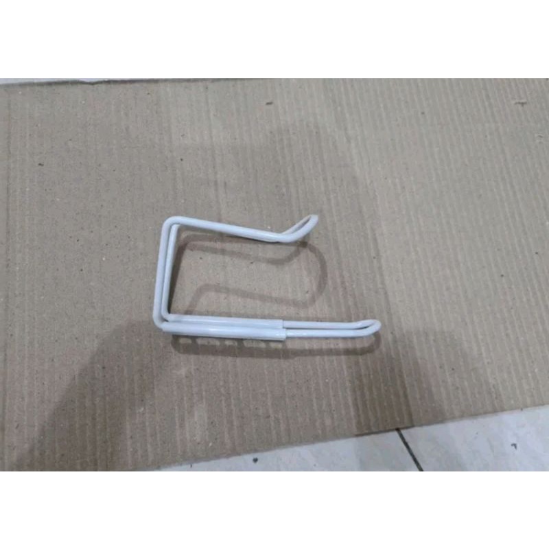 Bottle Cage Holder Tempat Botol Dudukan Bracket Minum Sepeda Alloy Alumunium Warna putih White tempat botol sepeda bicycle