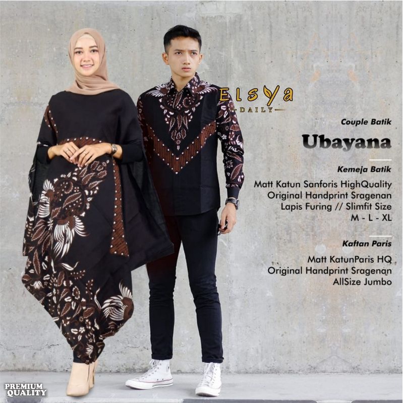CP Terlaris super best seller  Couple Tunik Paris | setelan Batik kaftan paris Sragenan dan kemeja p