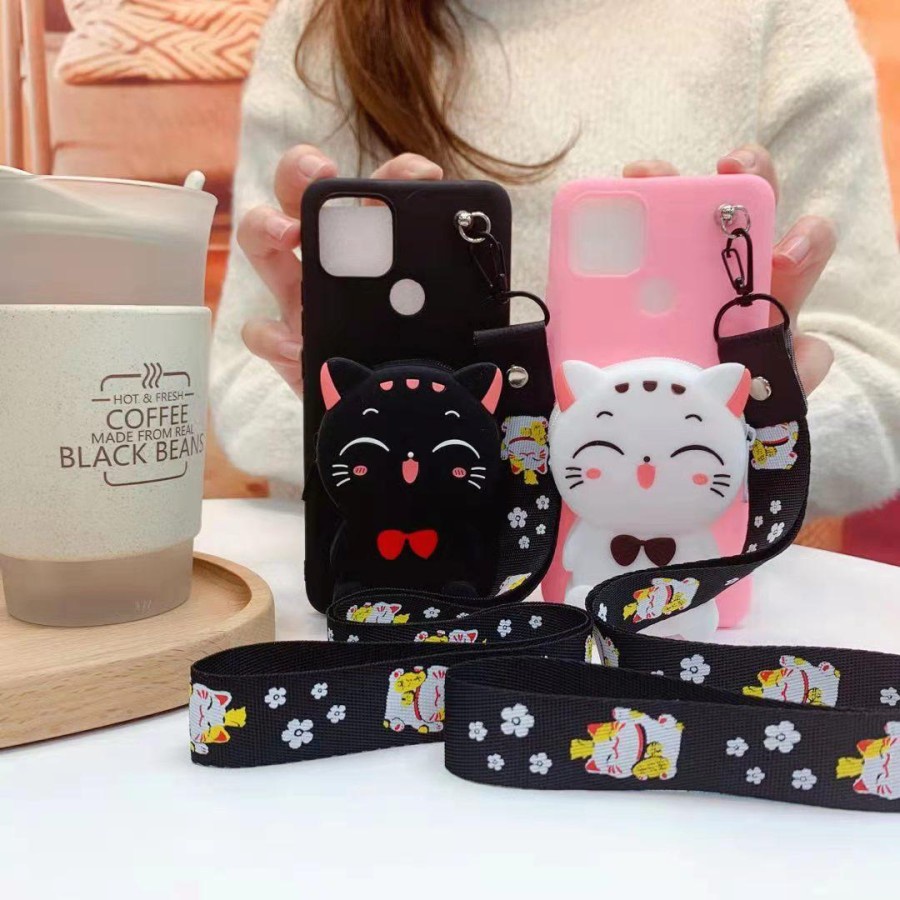 Case 4D Dompet Plus Tali Redmi Note 10/ poco m5s 4g