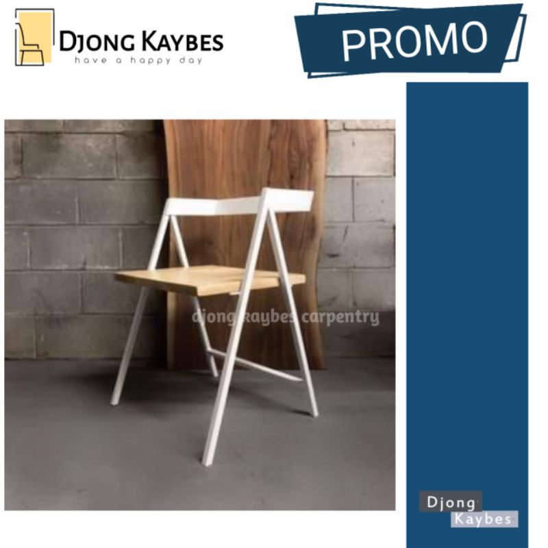 KURSI BELAJAR, KURSI KEDAI KOPI, DJONG KAYBES. KB.02 ORIGINAL. KURSI MINIMALIS