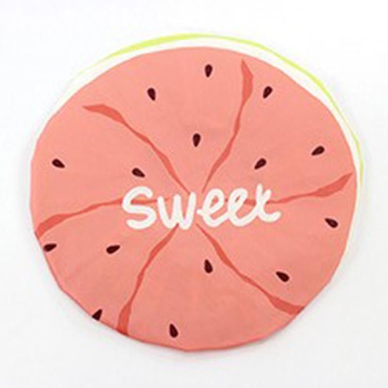 Shower cap fruit lucu cute topi keramas buah strawberry lemon kiwi penutup